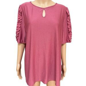 Cure women’s pink top blouse size 2XL